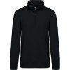 ZIPPED NECK SWEATSHIRT Black (Vyberte barvu černá, Velikost XS)