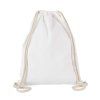 DRAWSTRING BAG WITH THICK STRAPS Black (Vyberte barvu bílá, Velikost U)