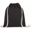 DRAWSTRING BAG WITH THICK STRAPS Black (Vyberte barvu černá, Velikost U)