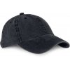 6 PANELS VINTAGE CAP Black Washed (Vyberte barvu černá opraná, Velikost U)