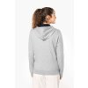 LADIES’ CONTRAST HOODED FULL ZIP SWEATSHIRT Navy/Fine Grey (Vyberte barvu námořnická modrá / jemně šedá, Velikost M)
