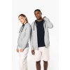 LADIES’ CONTRAST HOODED FULL ZIP SWEATSHIRT Navy/Fine Grey (Vyberte barvu námořnická modrá / jemně šedá, Velikost M)