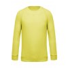 MEN'S ORGANIC COTTON CREW NECK RAGLAN SLEEVE SWEATSHIRT Black (Vyberte barvu černá, Velikost M)