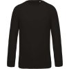 MEN'S ORGANIC COTTON CREW NECK RAGLAN SLEEVE SWEATSHIRT Black (Vyberte barvu černá, Velikost M)