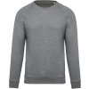 MEN'S ORGANIC COTTON CREW NECK RAGLAN SLEEVE SWEATSHIRT Black (Vyberte barvu černá, Velikost M)