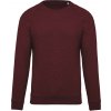 MEN'S ORGANIC COTTON CREW NECK RAGLAN SLEEVE SWEATSHIRT Black (Vyberte barvu černá, Velikost M)
