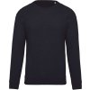 MEN'S ORGANIC COTTON CREW NECK RAGLAN SLEEVE SWEATSHIRT Black (Vyberte barvu černá, Velikost M)