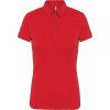 LADIES' SHORT SLEEVED JERSEY POLO SHIRT Black (Vyberte barvu černá, Velikost XS)