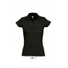 SOL'S PRESCOTT WOMEN - POLO SHIRT Deep Black (Vyberte barvu hlubinná černá, Velikost 2XL)