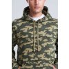 CAMO HOODIE Red Camo (Vyberte barvu červená kamufláž, Velikost S)