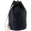 COTTON SAILOR-STYLE BAG WITH DRAWSTRING Black (Vyberte barvu černá, Velikost U)