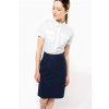 LADIES’ SHORT-SLEEVED PILOT SHIRT White (Vyberte barvu bílá, Velikost S)