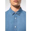 MEN’S DENIM SHIRT Chambray Blue (Vyberte barvu chambray modrá, Velikost M)