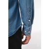 MEN’S DENIM SHIRT Chambray Blue (Vyberte barvu chambray modrá, Velikost M)