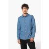 MEN’S DENIM SHIRT Chambray Blue (Vyberte barvu chambray modrá, Velikost M)