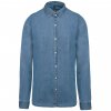 MEN’S DENIM SHIRT Chambray Blue (Vyberte barvu chambray modrá, Velikost M)