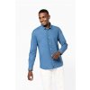 MEN’S DENIM SHIRT Chambray Blue (Vyberte barvu chambray modrá, Velikost M)