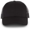 OEKOTEX CERTIFIED TRUCKER CAP Black/White (Vyberte barvu černá / bílá, Velikost U)