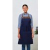 'ESPRESSO' BIB APRON Black/Black (Vyberte barvu černá / černá, Velikost U)