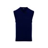 MEN'S V-NECK SLEEVELESS SWEATER Navy (Vyberte barvu námořnická modrá, Velikost XS)