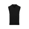 MEN'S V-NECK SLEEVELESS SWEATER Navy (Vyberte barvu námořnická modrá, Velikost XS)