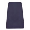 'COLOURS COLLECTION’ MID LENGTH APRON Navy (Vyberte barvu námořnická modrá, Velikost U)