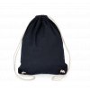 COTTON DRAWSTRING BACKPACK Black (Vyberte barvu černá, Velikost U)