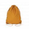 COTTON DRAWSTRING BACKPACK Black (Vyberte barvu kurkuma, Velikost U)