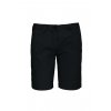 LADIES' WASHED EFFECT BERMUDA SHORTS Washed Charcoal (Vyberte barvu oprané černé uhlí, Velikost 42)