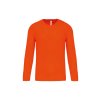 MEN'S LONG-SLEEVED SPORTS T-SHIRT Red (Vyberte barvu červená, Velikost S)