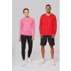 MEN'S LONG-SLEEVED SPORTS T-SHIRT Red (Vyberte barvu červená, Velikost S)