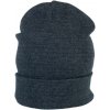 BEANIE WITH TURN-UP Dark Grey (Vyberte barvu tmavě šedá, Velikost U)