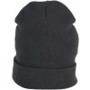 BEANIE WITH TURN-UP Dark Grey (Vyberte barvu tmavě šedá, Velikost U)