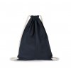 ORGANIC COTTON BACKPACK WITH DRAWSTRING CARRY HANDLES Black (Vyberte barvu černá, Velikost U)
