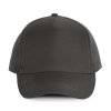 POLYESTER CAP - 5 PANELS Black (Vyberte barvu černá, Velikost U)