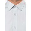 MEN'S LONG-SLEEVED COTTON POPLIN SHIRT Black (Vyberte barvu černá, Velikost 3XL)