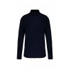 MEN'S LONG-SLEEVED COTTON POPLIN SHIRT Black (Vyberte barvu černá, Velikost 3XL)