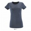 SOL'S REGENT FIT WOMEN ROUND COLLAR FITTED T-SHIRT Dark Grey (Vyberte barvu tmavě šedá, Velikost S)