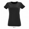 SOL'S REGENT FIT WOMEN ROUND COLLAR FITTED T-SHIRT Dark Grey (Vyberte barvu tmavě šedá, Velikost S)