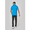 MEN'S SHORT-SLEEVED POLO SHIRT Aqua Blue (Vyberte barvu vodní modrá, Velikost 2XL)