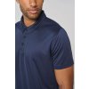 MEN'S SHORT-SLEEVED POLO SHIRT Aqua Blue (Vyberte barvu vodní modrá, Velikost 2XL)