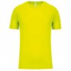 MEN'S SHORT-SLEEVED SPORTS T-SHIRT White (Vyberte barvu bílá, Velikost XS)