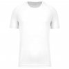 MEN'S SHORT-SLEEVED SPORTS T-SHIRT White (Vyberte barvu bílá, Velikost XS)