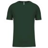 MEN'S SHORT-SLEEVED SPORTS T-SHIRT White (Vyberte barvu bílá, Velikost XS)