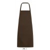 SOL'S GRAMERCY - LONG APRON WITH POCKET Black (Vyberte barvu černá, Velikost U)