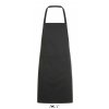SOL'S GRAMERCY - LONG APRON WITH POCKET Black (Vyberte barvu černá, Velikost U)