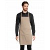 SOL'S GRAMERCY - LONG APRON WITH POCKET Black (Vyberte barvu černá, Velikost U)