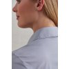 WOMEN'S STRETCH-FIT COTTON POPLIN LONG SLEEVE SHIRT Black (Vyberte barvu černá, Velikost XS)