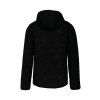 MEN'S HEATHER HOODED JACKET Light Grey Melange (Vyberte barvu Light Grey Melange, Velikost S)