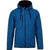 MEN'S HEATHER HOODED JACKET Light Grey Melange (Vyberte barvu Light Grey Melange, Velikost S)